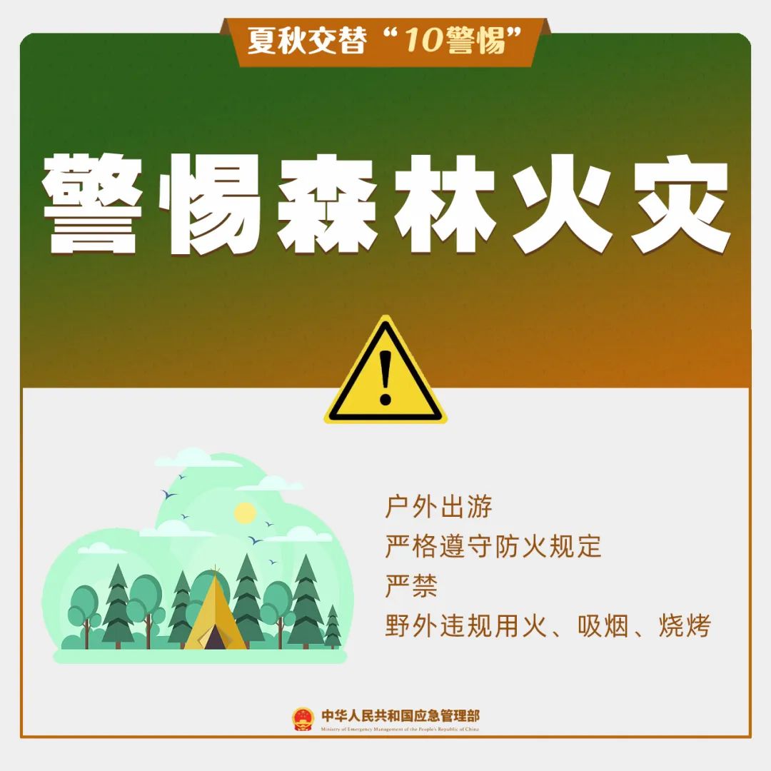 夏秋交替“10警惕“
