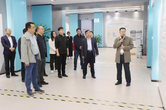 省发改委智慧岛考核组莅临电商园进行实地考核